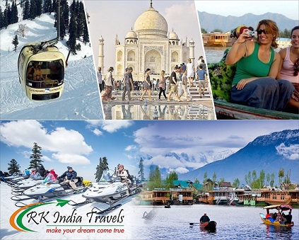 Kashmir with Taj Mahal